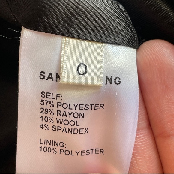 Sandy Liang- Brown Mid Skirt with Rose Bow Detail Size 0 Designer Spring Fashion - Picture 8 of 9